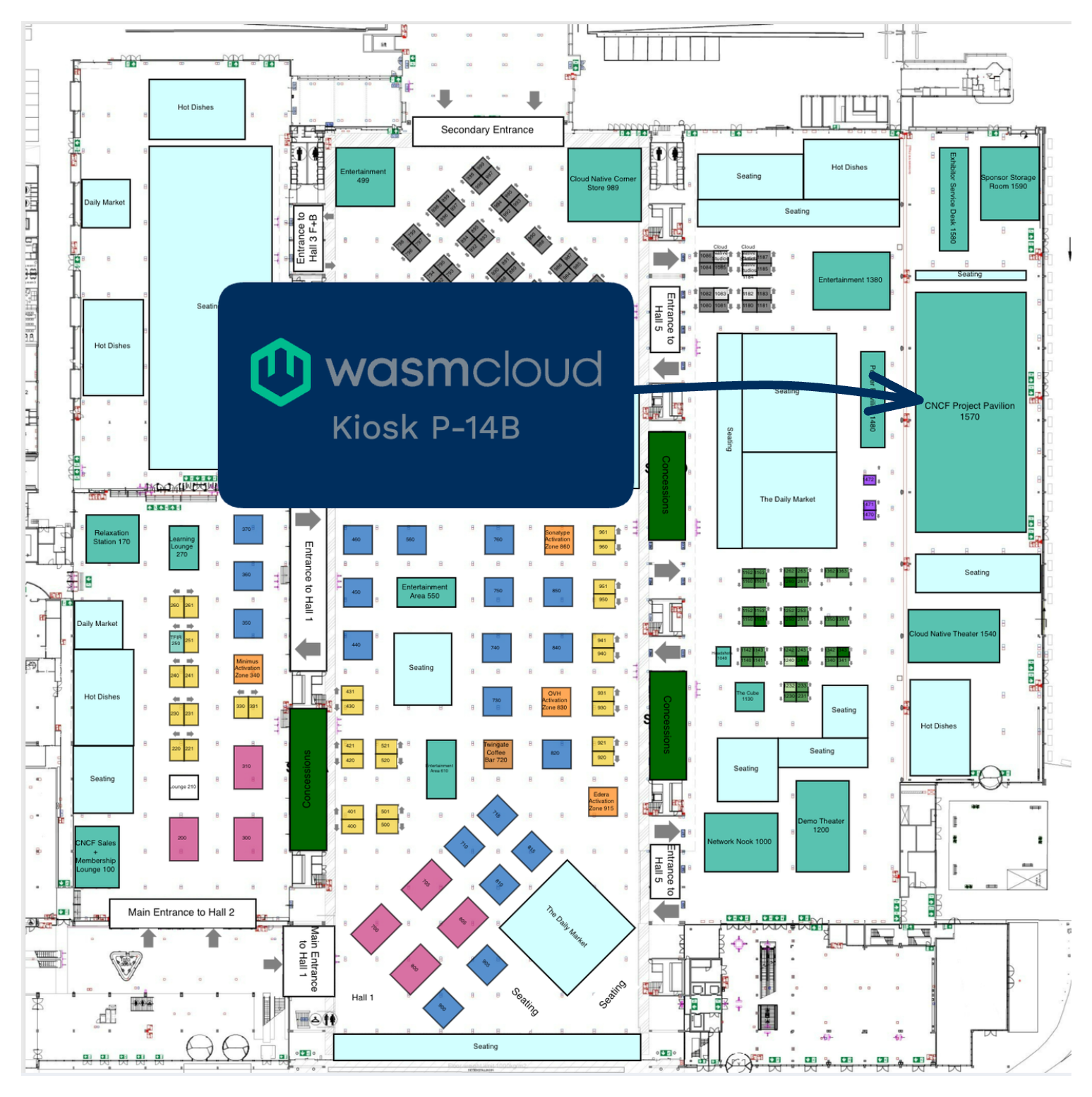 Find us at Kiosk P-14B in the Project Pavilion